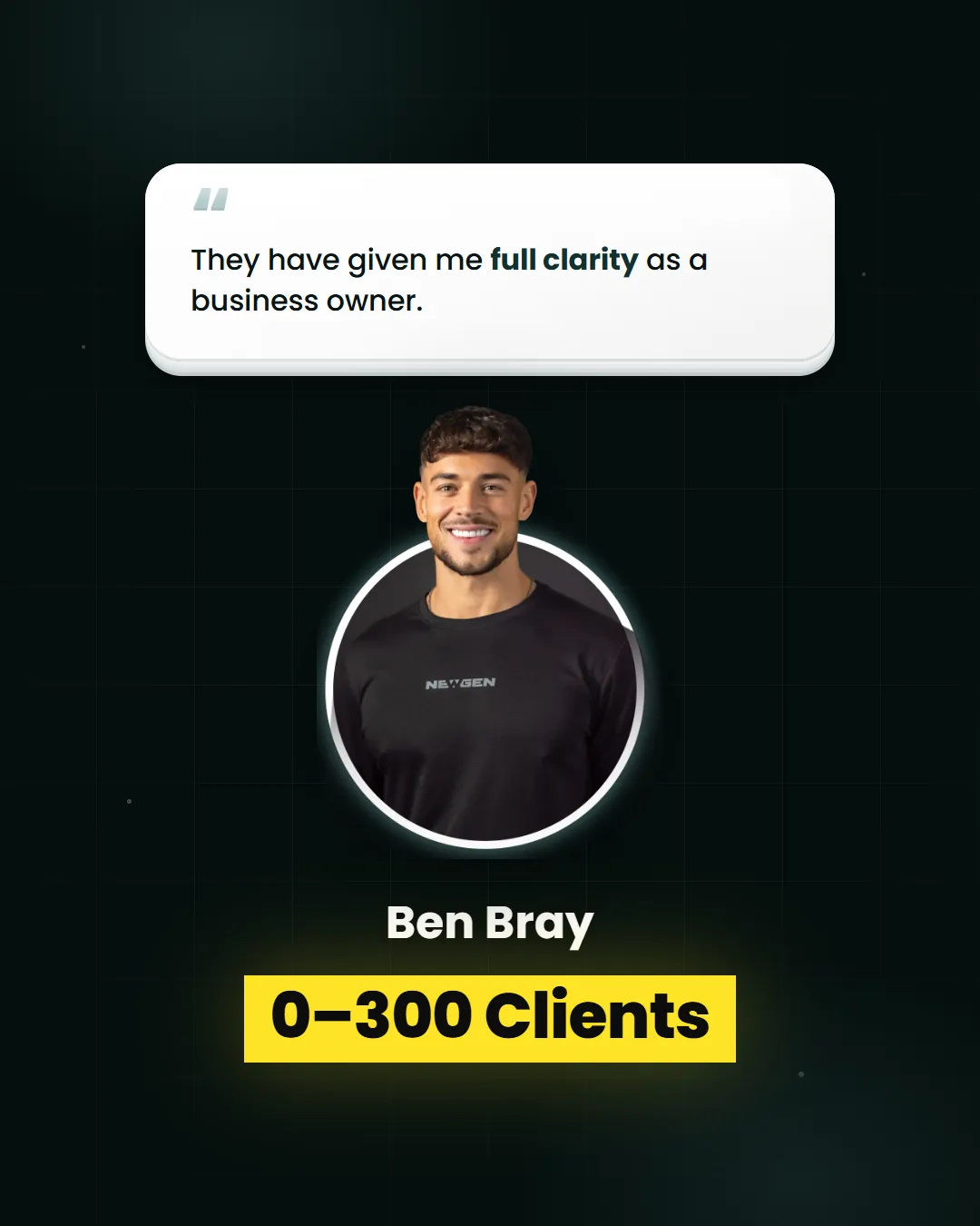 Ben Bray: from 0 to 300 clients